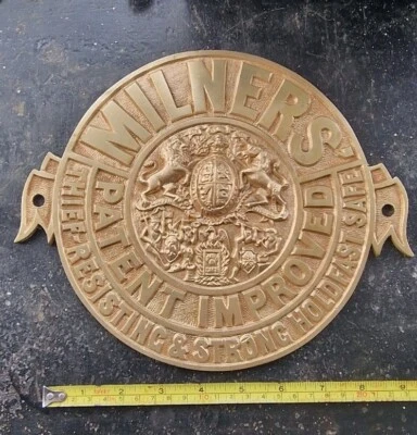 £42.99 • Buy Safe Plaque Safe Plate Milner's Large
