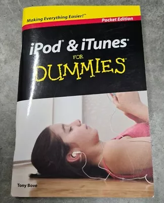 $9.95 • Buy IPod & Itunes For Dummies Tony Bove Pocket Edition 