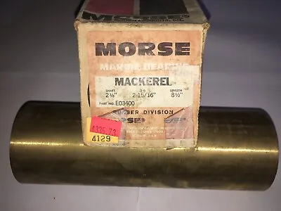 MORSE Marine Bearing Mackerel 2 1/8x2 15/16x8 1/2  Prop Shaft Sleeve Bushing NOS • $129