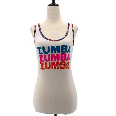 Zumba We Are Spicy Zumba Instructor Multicolor Tank Top Womens XS • £8.27