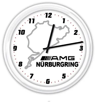 Nurburgring AMG Wall Clock - Mercedes Benz Car SUV Garage Shop Man Cave • $28.95