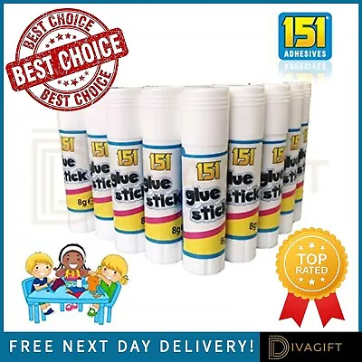 £3.99 • Buy Glue Sticks Washable Non Toxic For Office School Home Pritt Stick Craft Kids 8g