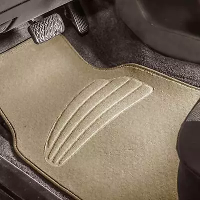 Car Floor Mats For Auto Car SUV 4pcs Carpet Liner Heavy Duty Beige • $17.99