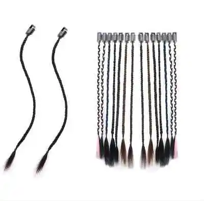 2pcs Boxing Braid Extension Synthetic Hair Dreadlock Hairpiece Clip In 18in • £1.63