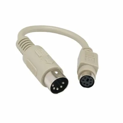 KNTK 6  DIN 5 Male To MDIN 6 Female Adapter Cable PS/2 To AT Keyboard Connector • $7.80