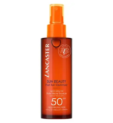 Lancaster Sun Beauty Fast Tan Optimizer Satin Dry Oil Spray SPF50 150ml • £19.99