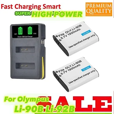 Li-ion Battery Pack & Charger For Ricoh DB-110 GR III WG-6 G900 Digital Camera • $38.66