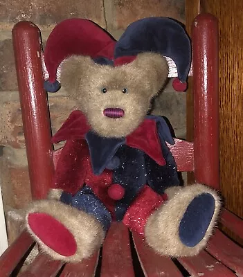 Boyds Bears Teddy Bear 1985-00 VTG  Mr McFarkle Retired Court Jester Rare Exc • $15