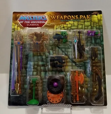 MOTU Masters Of The Universe Classics Weapons Pak Great Wars Assortment Pack • $81.89