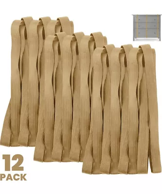12 Pack Of 46 Inch Extra Large Mover Rubber Bands- Extra Strength Moving Blanket • £19.24