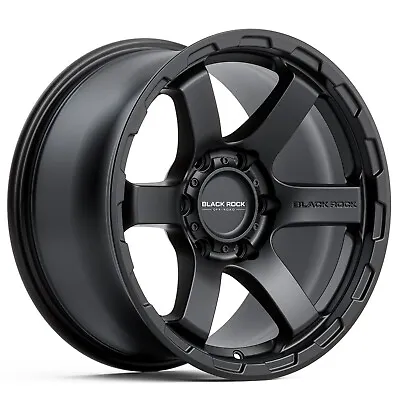 17  Wheels For Nissan Navara Np300 Black Rock Grip 17x9 6x114.3 Rims For Navara • $1449