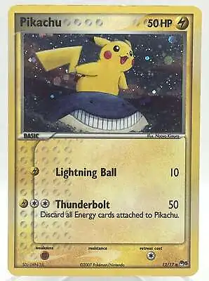 Pikachu 12/17 Pop Series 5 Promo Holo Pokemon Card ERROR BACK REVERSED • $99.99