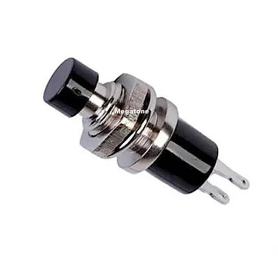 New Mini Push Button Switch SPST Momentary Off-(ON) BLACK. USA SELLER!!! • $1.99