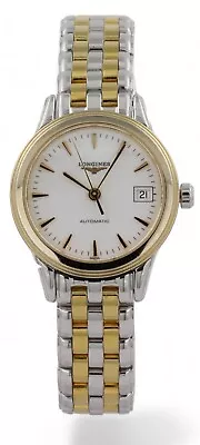 LONGINES Flagship Automatic Date Yellow Gold PVD Steel - L4.274.3 - 26mm - £1500 • £750