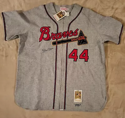 Hank Aaron Autograph Signed Milwaukee Braves Baseball Jersey W/ Jsa  • $3999.99