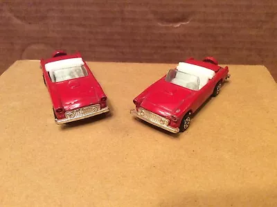 Kidco 1979 ‘56 Ford Thunderbird X2 Convertibles Hot Wheels Matchbox • $4.79