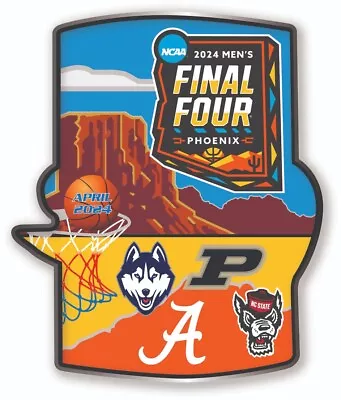 2024 Ncaa Mens Final Four Team Collector Pin Huskies Alabama Nc State Purdue • $9.02