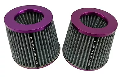 Fits BMW N54 Dual Cone Intake Filters 135i 335i 535i Air Filters Adapters PURPLE • $69.99