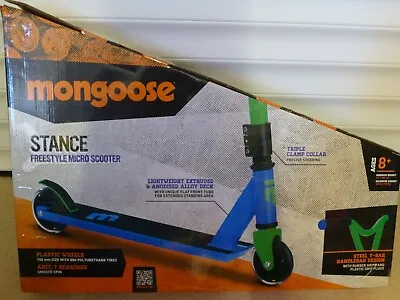 Mongoose Stance Freestyle Stunt Scooter - Boxed • £20