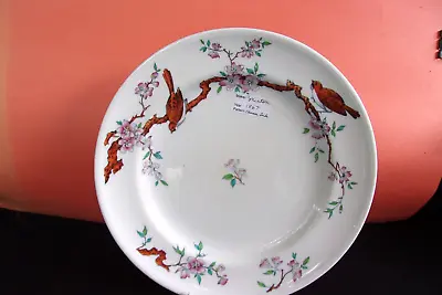 Minton 10  Dinner Plate W/birds  Chinese Birds  Pattern C.1867 Ironstone • $35