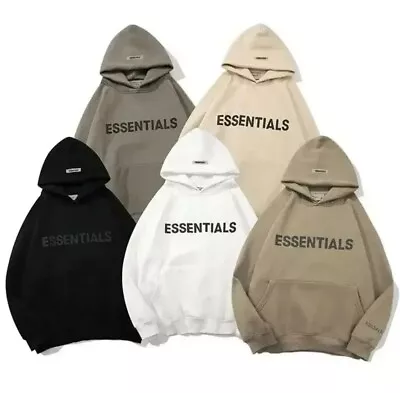 Essentials+ Hoodie Men's And Women's Sweatshirt Reflective Pullover Sweatshirt • $20.99