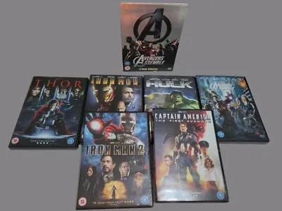 Marvel Avengers Assemble Collection DVD (2012) Robert Downey 6 Movie Collection • £5.99