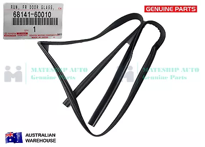 GENUINE LandCruiser 80 Series Door Window Channel Bailey Rubber Right Hand Front • $138.66