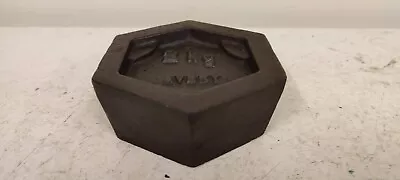 £19.99 • Buy Single Vintage Metric Cast Iron Hexagonal Weights 2kg Rare For Balanced Scales