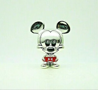 Authentic Pandora #798905C01 Disney Mickey Mouse Red Trousers Charm  • $49