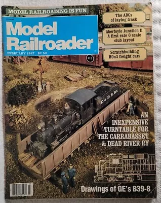 Model Railroader Magazine February 1987 (B9) • $3