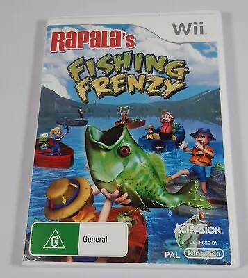 Rapala's Fishing Frenzy Nintendo Wii PAL Game • $7.48