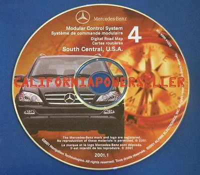 2002 Mercedes M Class Ml320 Ml500 Ml55 Amg Navigation Map Cd 4 Tn Tx Ar La Ms Ok • $48.88