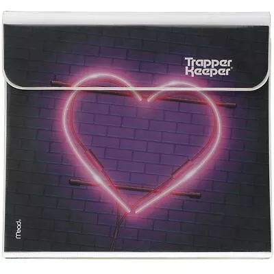 $15 • Buy Trapper Keeper Binder Neon Heart - Trapper Keeper
