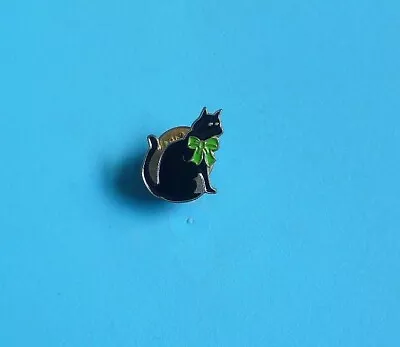 Rare Macmillan Black Cat Stud Pin Badge Cancer Charity • £5.99