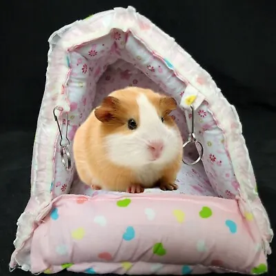 Cozy Warm Hammock Hanging Tent Bed House For Small Pet Rabbit Guinea Pig Hamster • $26.47