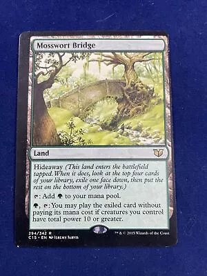 Miscut MTG Magic The Gathering Mosswort Bridge Commander 2015 MP • $2.25