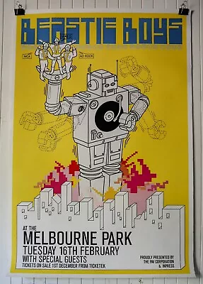 Original Beastie Boys 2000 Intergalactic Australian Tour Billboard Poster - Melb • $249