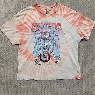 Grateful Dead Tie Dye H&M Divided Adult Tshirt Size Small Basketball Dunk • $10.46