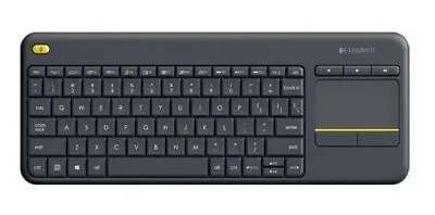 Logitech K400 Plus Wireless Touch Keyboard - Black Wireless • $98.03