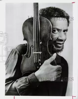 1982 Press Photo Violinist-Composer Leroy Jenkins To Perform At Houston Texas • $19.99