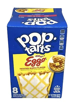 £5.42 • Buy Kellogg's Pop Tarts Eggo Frosted Maple Flavor Toaster Pastries 13.5 Oz