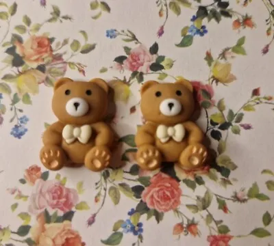 £3.90 • Buy Teddy Bear Flatback Cabochon Embellishment Decoration Crafting Decoden