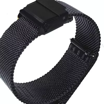 Rugged Milanese Mesh Stainless Steel Metal Watch Strap Band Quick Release12-24mm • $16.88