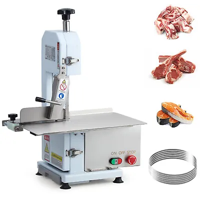 Electric Frozen Meat Cutting Machine 550W Band Saw Blade Commercial Bone Cutter • $356.24