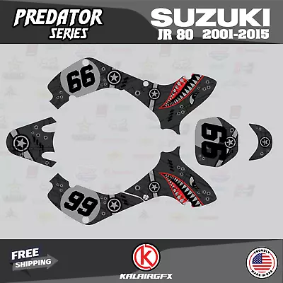 $144.77 • Buy Graphics Kit For SUZUKI JR80 (2001-2015) JR 80  PREDATOR-smoke