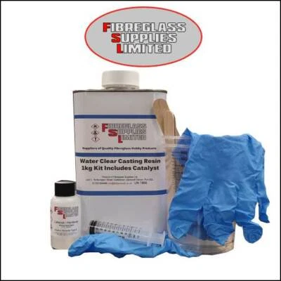 £16.95 • Buy Water Clear Casting Resin Kit. Jewellery Making & Embedding - 500g 1kg 2kg 5kg