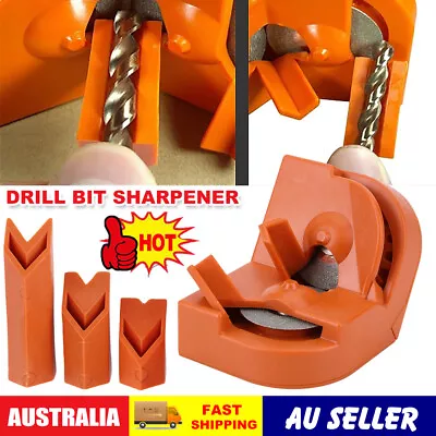 Electric Drill Bit Sharpener Jig High Hardness Drill Bits Grinding Sharpener AU • $21.99