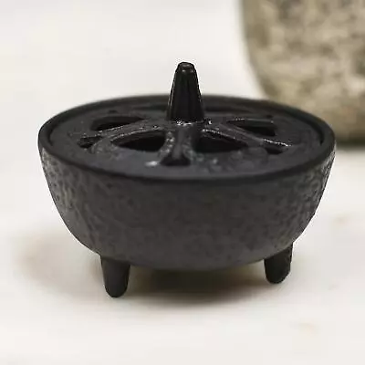 Heavy Duty Cast Iron Incense Burner In Black • £10