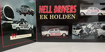 Trax Trs21b - Holden Ek Special Sedans -  1/43 - Sealed - Canadian Hell Drivers • $189.95