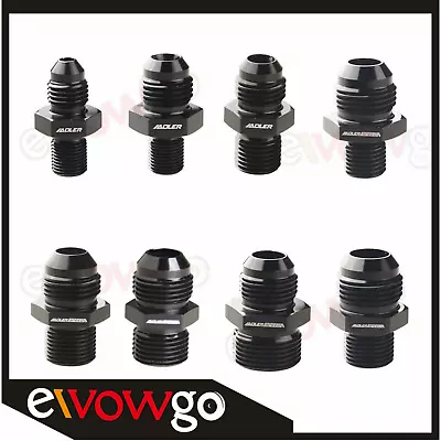 AN4 AN6 AN8 AN10 AN12 Male To BSP BSPP Straight Fuel Oil Pipe Fitting Adapter • $6.05